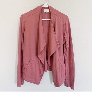 Caslon Drape Collar Knit Blazer